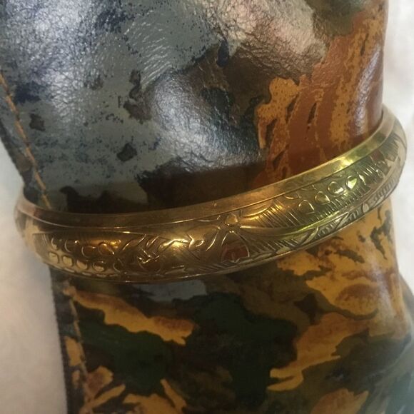 Gold Plated Bangle Bracelet - Picture 4 of 6